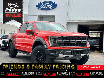 2023 Ford F-150 Raptor - Power Moonroof - Power Tailgate