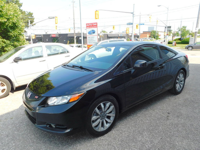 2012 Honda Civic Coupe 2dr Man Si navigation sunroof alloys low