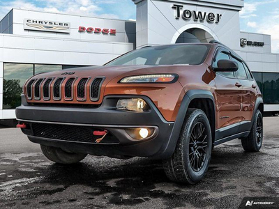 2016 Jeep Cherokee Trailhawk | GPS | Sunroof | Tow Package
