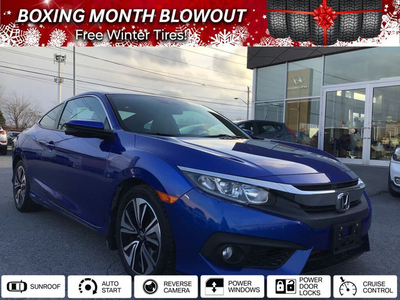 2018 Honda Civic Coupe EX-T - Local Trade - Just Arrived!
