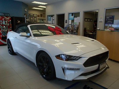 2019 Ford Mustang EcoBoost - Convertible - White