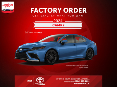 2024 Toyota Camry - $229 B/W
