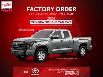 2024 Toyota Tundra DOUBLE CAB 2WD - $367 B/W