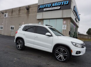 Used 2017 Volkswagen Tiguan R-LINE 4M AWD CERTIFIED *ACCIDENT FREE* CAMERA BLUETOOTH LEATHER HEATED SEATS PANO ROOF CRUISE ALLOYS for Sale in Burlington, Ontario