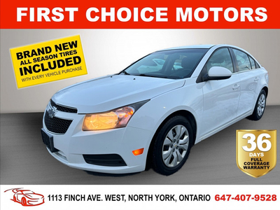 2014 CHEVROLET CRUZE LT ~AUTOMATIC, FULLY CERTIFIED WITH WARRANT