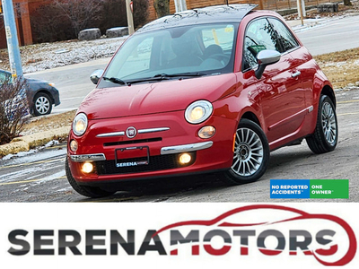 FIAT 500 LOUNGE MANUAL | PANOROOF | LEATHER | HTD SEATS | BLUETO