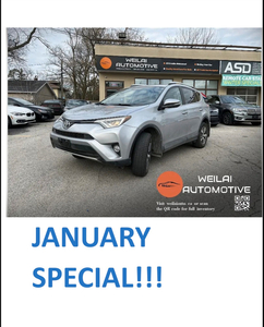 January Special! TOYOTA RAV 4 XLE. Financing Available!