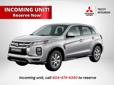 New 2024 Mitsubishi RVR ES - Heated Seats, Apple Carplay/Android Auto for Sale in Coquitlam, British Columbia