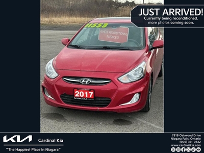 Used 2017 Hyundai Accent SE, Sunroof, Bluetooth, Heated Seats for Sale in Niagara Falls, Ontario