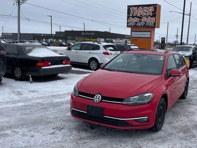 Used 2018 Volkswagen Golf SportWagen *4MOTION*AWD*MANUAL*LEATHER*ALLOYS*WINTERS*CERT for Sale in London, Ontario
