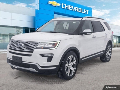 Used 2019 Ford Explorer Platinum Heated And Cooled Seats Dual Sunroof for Sale in Winnipeg, Manitoba