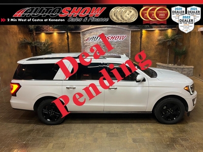 Used 2021 Ford Expedition Limited Max - Pano Roof, Htd/Cooled Lthr, Nav for Sale in Winnipeg, Manitoba