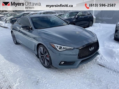 Used 2022 Infiniti Q60 Red Sport I-LINE ProACTIVE for Sale in Ottawa, Ontario