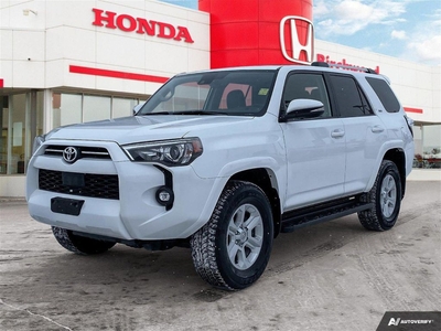 Used 2022 Toyota 4Runner 4WD Leather 7 Passenger Running Boards for Sale in Winnipeg, Manitoba