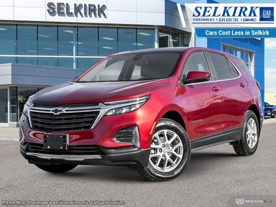 New 2024 Chevrolet Equinox LT - Power Liftgate for Sale in Selkirk, Manitoba