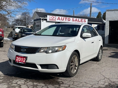 Used 2012 Kia Forte EX/NO ACCIDENTS/BT/SENSORS/GAS SAVER/CERTIFIED. for Sale in Scarborough, Ontario