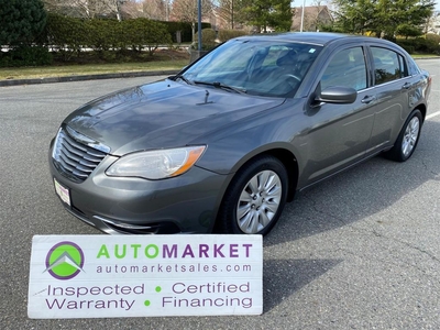 Used 2013 Chrysler 200 ALL POWER OPTIONS, SERVICE HISTORY, FINANCING, WARRANTY, INSPECTED W/BCAA MEMBERSHIP! for Sale in Surrey, British Columbia