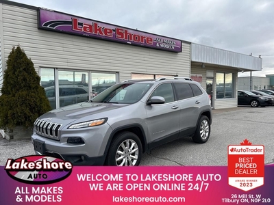 Used 2016 Jeep Cherokee Limited for Sale in Tilbury, Ontario