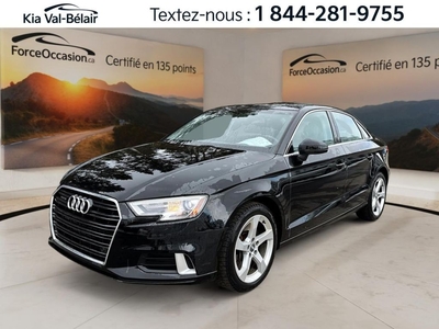 Used 2019 Audi A3 Komfort quattro TURBO*TOIT*CUIR*B-ZONE* for Sale in Québec, Quebec