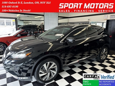 Used 2019 Nissan Murano SL AWD+Roof+ApplePlay+Adaptive Cruise+CLEAN CARFAX for Sale in London, Ontario