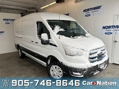 Used 2022 Ford E-Transit Cargo Van T-350 ELECTRIC MID ROOF NAV LONG WHEEL BASE for Sale in Brantford, Ontario
