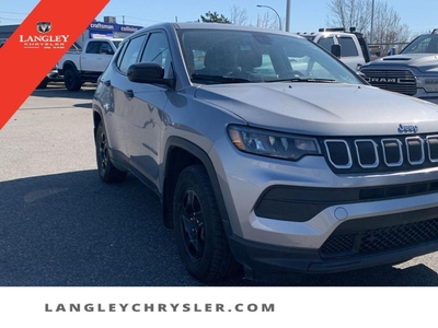 Used 2022 Jeep Compass Sport Backup Cam Accident Free Heated Seats for Sale in Surrey, British Columbia