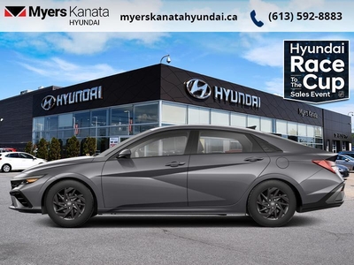 New 2024 Hyundai Elantra Preferred IVT w/Tech Pkg - $105.33 /Wk for Sale in Kanata, Ontario