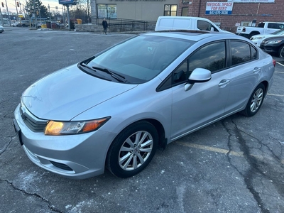 Used 2012 Honda Civic EX 1.8L/SUNROOF/FULLY LOADED/CERTIFIED for Sale in Cambridge, Ontario