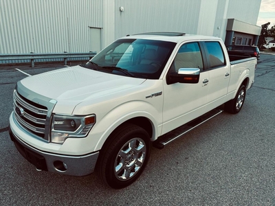 Used 2014 Ford F-150 Super Crew Lariat ( Trade-In) 6.5 FT Box Loaded for Sale in Mississauga, Ontario
