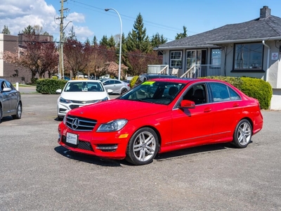 Used 2014 Mercedes-Benz C-Class C300 4MATIC AWD AMG Styling Package, Only 90k, Sunroof! for Sale in Surrey, British Columbia