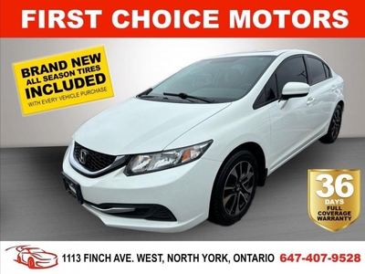 Used 2015 Honda Civic EX ~AUTOMATIC, FULLY CERTIFIED WITH WARRANTY!!!~ for Sale in North York, Ontario