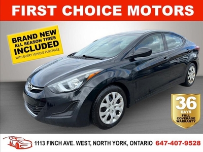 Used 2015 Hyundai Elantra GL ~AUTOMATIC, FULLY CERTIFIED WITH WARRANTY!!!~ for Sale in North York, Ontario