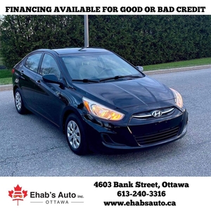 Used 2016 Hyundai Accent 4dr Sdn Auto GL for Sale in Gloucester, Ontario