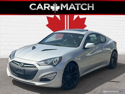 Used 2016 Hyundai Genesis Coupe PREMIUM / V6 - MANUAL / ROOF / LEATHER / NAV for Sale in Cambridge, Ontario
