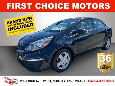 Used 2016 Kia Rio LX ~AUTOMATIC, FULLY CERTIFIED WITH WARRANTY!!!~ for Sale in North York, Ontario