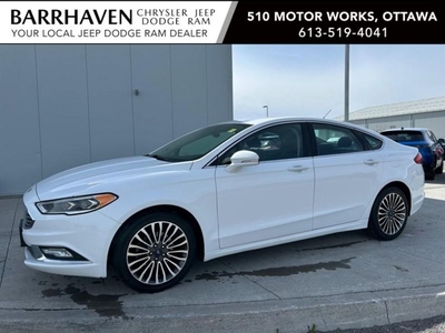 Used 2017 Ford Fusion SE AWD Leather Navi Sunroof for Sale in Ottawa, Ontario