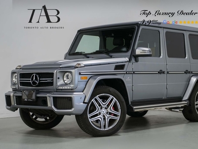 Used 2017 Mercedes-Benz G-Class G 63 AMG REAR ENTERTAINMENT MATTE GREY for Sale in Vaughan, Ontario