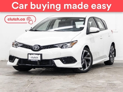 Used 2017 Toyota Corolla iM Base w/ Rearview Cam, Bluetooth, A/C for Sale in Toronto, Ontario