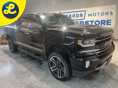 Used 2018 Chevrolet Silverado 1500 LTZ Crew Cab 4WD 5.3L V8 * Leveling Kit * Navigation * Sunroof * Leather * 22 inch Alloy Wheels * Toyo Tires * Tonneau Cover * Apple CarPlay/Android A for Sale in Cambridge, Ontario