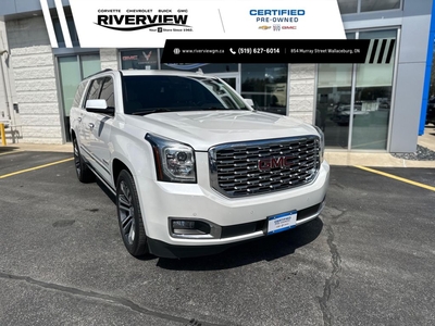 Used 2018 GMC Yukon XL Denali FULLY LOADED NO ACCIDENTS DVD PLAYERS SUNROOF REAR VIEW CAMERA TRAILERING PACKAGE for Sale in Wallaceburg, Ontario