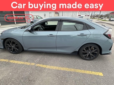 Used 2018 Honda Civic Hatchback Sport Touring w/ Apple CarPlay & Android Auto, Bluetooth, Nav for Sale in Toronto, Ontario