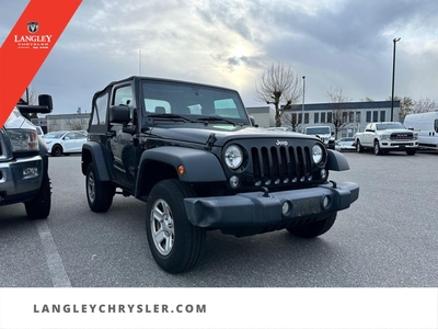 Used 2018 Jeep Wrangler JK Sport Hard Top Bluetooth Low KM for Sale in Surrey, British Columbia