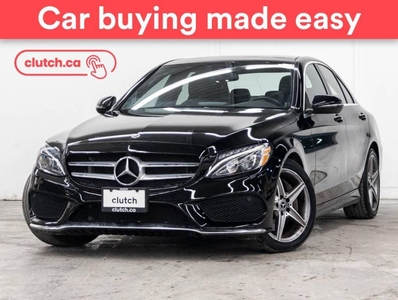 Used 2018 Mercedes-Benz C-Class C 300 4Matic AWD w/ Rearview Cam, Bluetooth, Nav for Sale in Toronto, Ontario