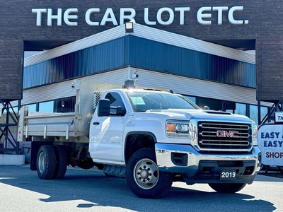 Used 2019 GMC Sierra 3500 HD Chassis 4X4 DUMP TRUCK!! for Sale in Sudbury, Ontario