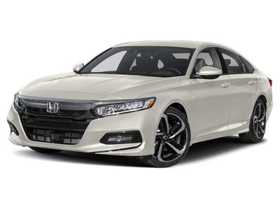 Used 2019 Honda Accord Sport One Owner Local Low KM's for Sale in Winnipeg, Manitoba