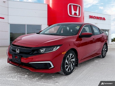Used 2019 Honda Civic EX Honda Certified Low KM's Local for Sale in Winnipeg, Manitoba