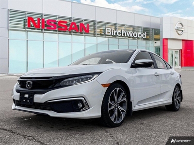 Used 2019 Honda Civic Touring Locally Owned Low KM's! for Sale in Winnipeg, Manitoba