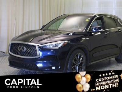 Used 2019 Infiniti QX50 Essential **One Owner, Leather, Heated/Cooled Seats, Navigation, Sunroof, Power Liftgate** for Sale in Regina, Saskatchewan