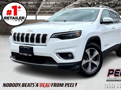 Used 2019 Jeep Cherokee Limited Panoroof VentedLeather SafetyTec 4x4 for Sale in Mississauga, Ontario