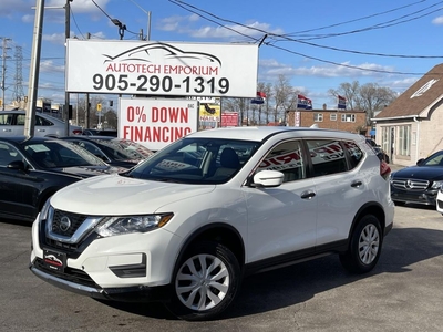 Used 2019 Nissan Rogue S AWD Pearl White Reverse Camera/Carplay Android Auto/Blind Spot/Heated Seats for Sale in Mississauga, Ontario